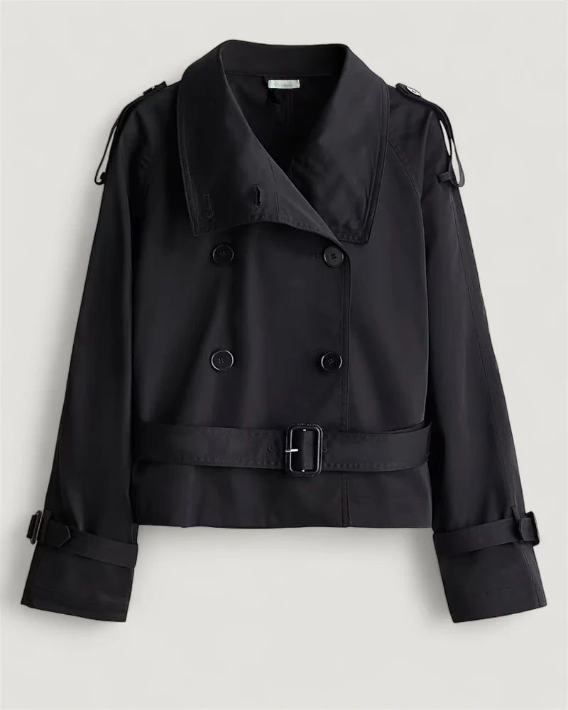 CROPPED TRENCHCOAT
