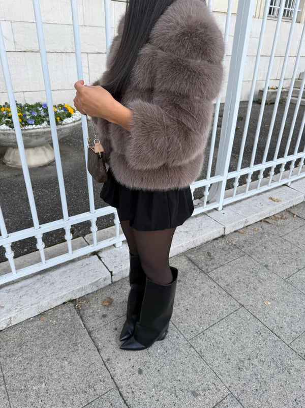 ÉLANCE Pelz Jacke