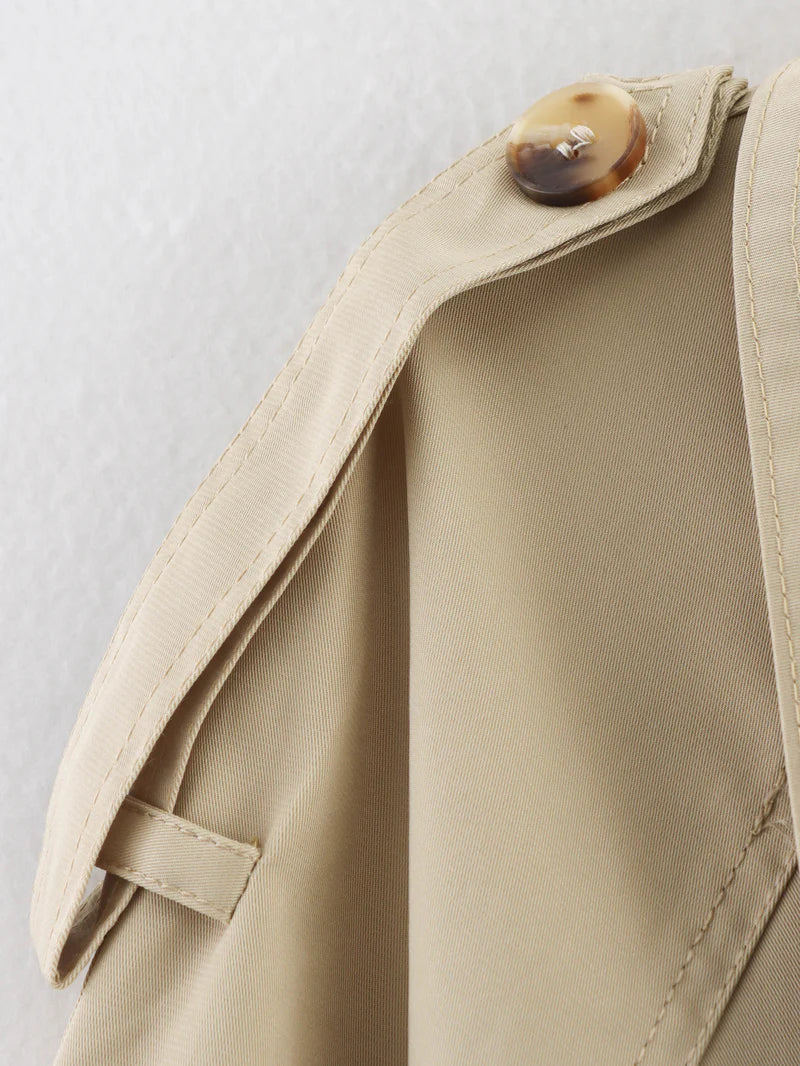 CROPPED TRENCHCOAT