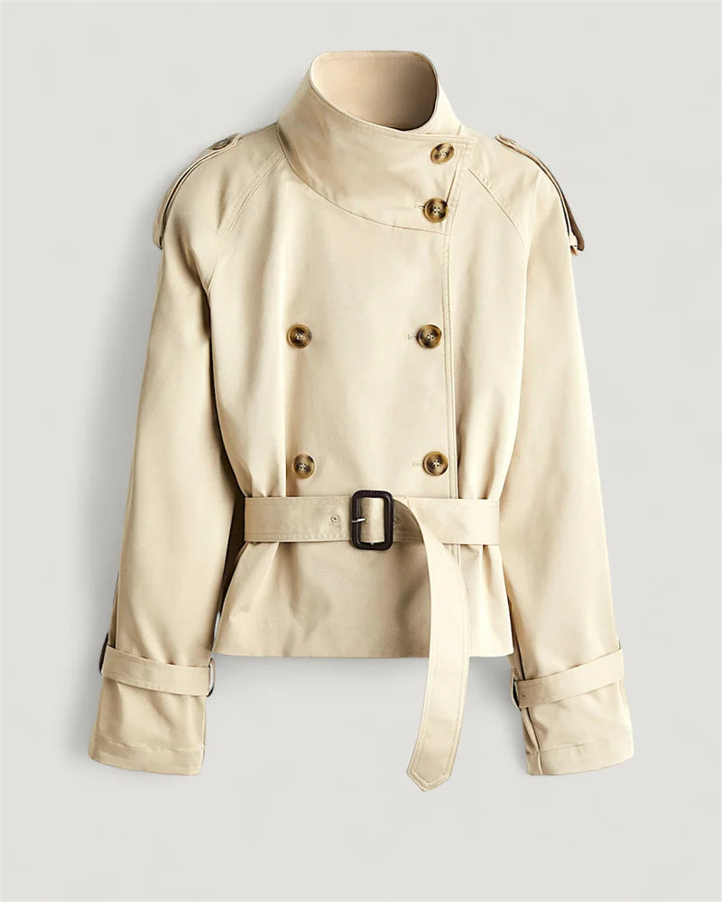 CROPPED TRENCHCOAT