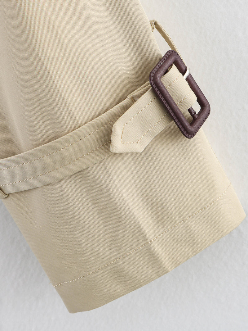 CROPPED TRENCHCOAT